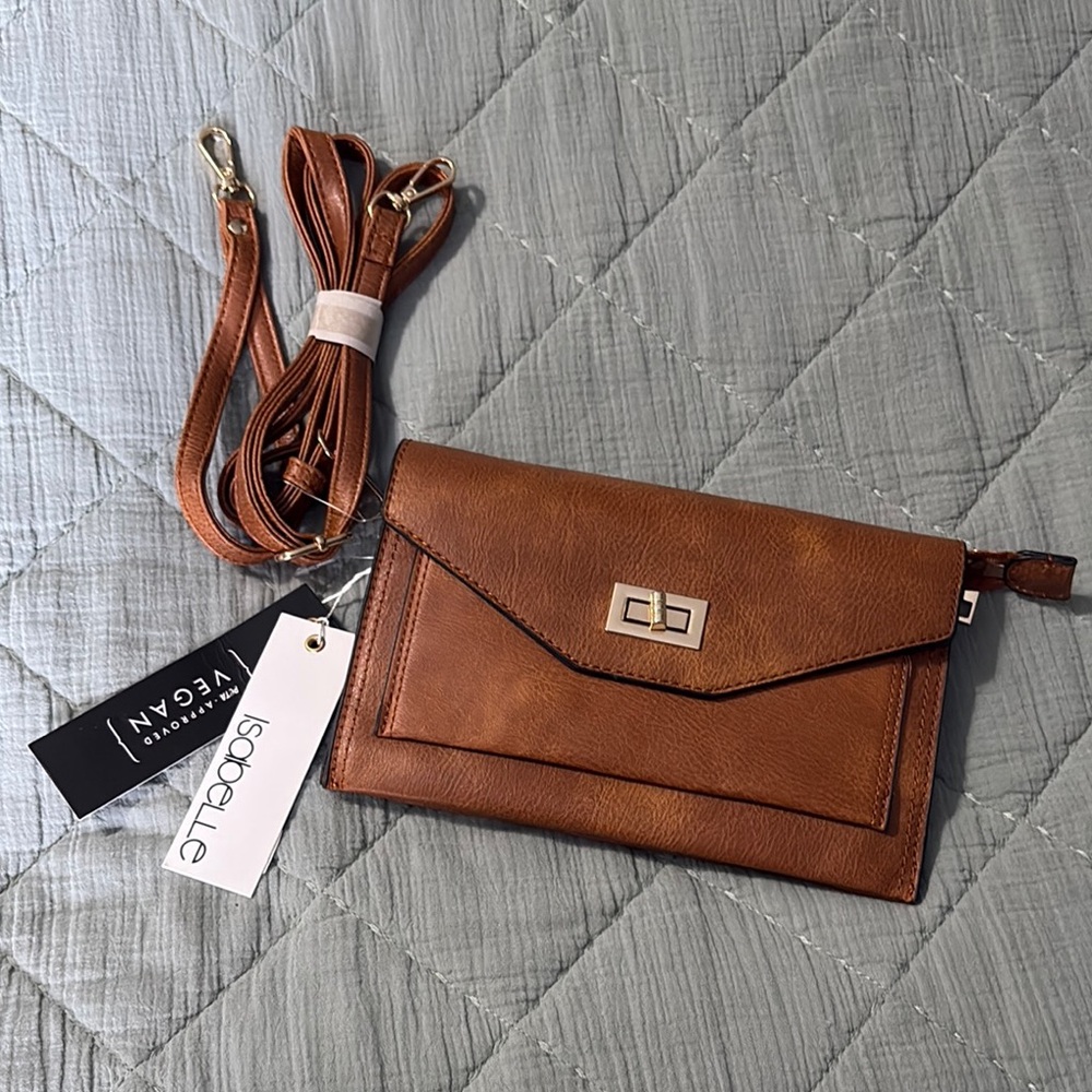 Vegan Leather Crossbody Bag